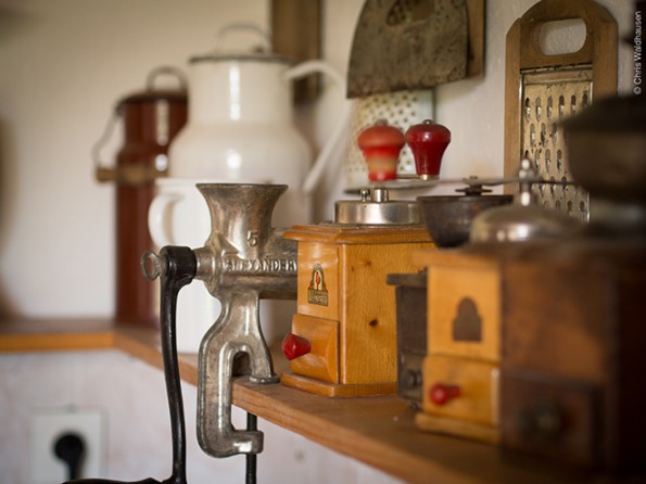 Kaffeemühlen in der Küche